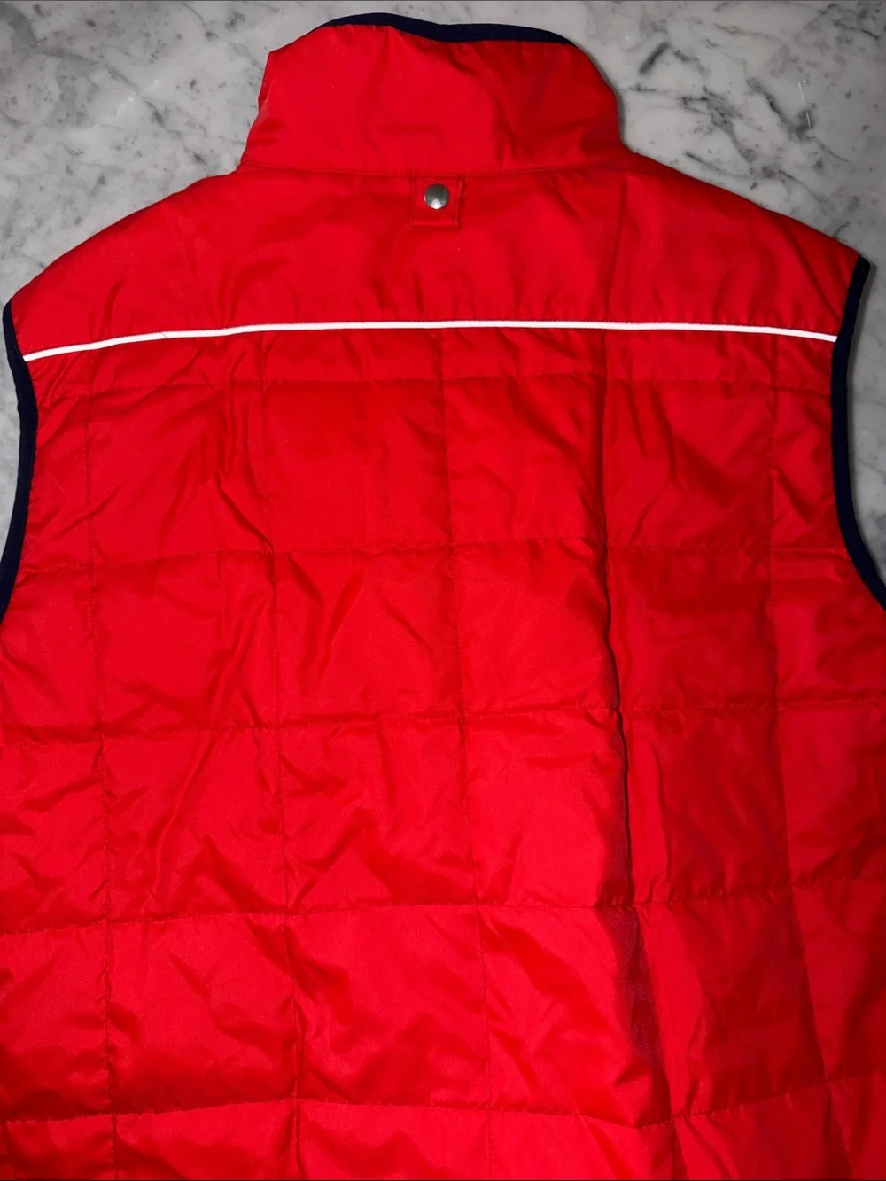 Ferrari Red fila Quilted Racing Vest with Logos